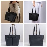 ราคา Michael Kors Womens Jet Set Travel Medium Double Pocket Tote Leather (26864341525)