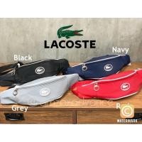 ราคา กระเป๋าคาดอก Lacoste Men’s Leather Waist Bag (5445626270)