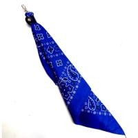 ราคา GANTUNGAN พวงกุญแจผ้าพันคอพวงกุญแจกระเป๋าพวงกุญแจกางเกงแขวน Skena Blue (43573189597)