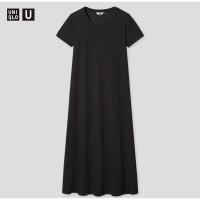 ราคา AIRism Cotton A-Line ชุดเดรสยาว Uniqlo U (41401871644)