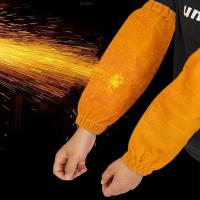 ราคา ปลอกเชื่อม ลินดอน,หนัง หนังวัว ปลอกเชื่อมหนังระบายอากาศ, สนับแขนหนังวัวทนความร้อนทนไฟนุ่มแข็งแรงป้องกันประกายไฟ (56950410719)