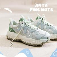 ราคา ANTA ผู้หญิงกีฬารองเท้าสบายอินเทรนด์ Retro Street เดินกีฬารองเท้าผ้าใบ 922528822 (43650869455)