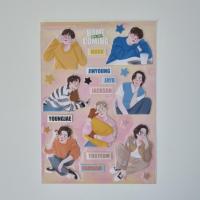 ราคา Sticker ก็อตเซเว่น got7 homecoming 2022 mark jayb bambam jackson jinyoung youngjae yugyeom สติกเกอร์ by mommyjiminn (22819502544)