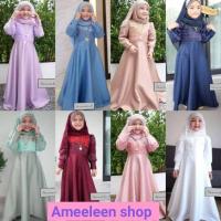 ราคา ชุดเดรสเด็กผู้หญิงอิสลาม ชุดเดรสเด็กผู้หญิงมุสลิม แกนดี้เด็ก 01 (24890246136)