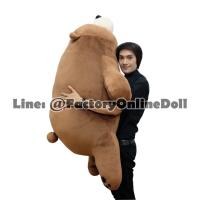 ราคา ตุ๊กตาหมีขี้เซา สีช็อกโก้แล็ต ใยเด้ง 190cm [ใหญ่มาก] (2232159640)