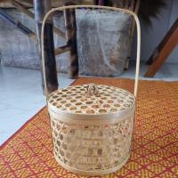 ราคา ตระกร้าปิ่นโตสานไม้ไผ่ทาชาแล็กช์ (9757462217)