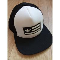 ราคา หมวก Adidas อดิดาส สีขาว ดำ หมวกแก๊ป หมวกเบสบอล ปรับขนาดได้ มือสอง Baseball Cap Hat (24407098362)