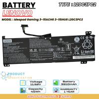 ราคา (ส่งฟรี ประกัน 1ปี) Lenovo แบตเตอรี่ โน๊ตบุ๊ค Lenovo Ideapad Gaming 3-15ACH6 3-15IHU6 L20C3PC2 ของแท้ (41805479129)