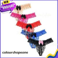 ราคา G-STRING WOMEN PEARL BOTTOM G-STRING LACE SEXY UNDERWEAR BIKINI C056 HIGHT CLASS !! (26093610525)