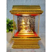 ราคา ตู้กระจกโชว์มีไฟ พร้อมองค์ท้าวเวสสุวรรณ2องค์ ตู้ไฟ (16682217232)