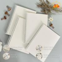 ราคา SCRAPBOOK A5 PLAIN สีขาว | อัลบั้ม สมุดภาพ แบบเรียบ | สมุดภาพสุนทรียศาสตร์ | อัลบั้มวินเทจ อัลบั้มรูป สมุดตกแต่งงา 350แกรมม (26843620344)