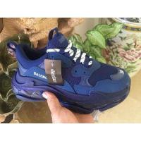 ราคา Balenciaga Balenciaga Triple S clear sole Retro กีฬา Anti-Slip ทนต่อการสึกหรอห่อ Low-Top Daddy รองเท้าผู้ชายผู้หญิงสไตล์เดียวกัน RJEW (58001195731)