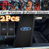 ราคา 2 ชิ้น Ford รถหน้าต่างเสากลางฟิล์มป้องกันสติกเกอร์หน้าต่างรถ B-เสาสติกเกอร์ตกแต่งสติกเกอร์กันรอยขีดข่วนสําหรับ Ford Ranger Raptor Everest Fiesta Focus Mustang Escape Ecosport STI (24294394797)