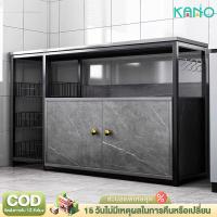 ราคา KANO เคาเตอร์ครัว มีตู้เก็บของด้านล่าง ชั้นวางอเนกประสงค์ ชนิดไม้+โครงเหล็ก ชั้นวางของในครัว 80/100/120CM (53101950533)