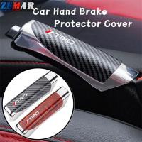 ราคา Universal Toyota TRD รถมือเบรคคาร์บอนไฟเบอร์สไตล์รถ Handbrake Sleeve Decor Protector ฝาครอบ SUV อุปกรณ์เสริมสําหรับ Agya Raize Avanza Veloz Rush Kijang Innova Yaris Corolla (29200835647)