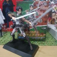ราคา งานแท้ มือสอง Sega Attack on Titan Premium 17,8 cm Survey Corps Levi Ackerman Action Figure (28812645544)