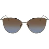 ราคา แว่นกันแดด VICTORIA BECKHAM-VB209S 721 Cateye Sunglasses Gold Brick Blue Gradient ของใหม่มือ1 ของแท้100% (19552440177)