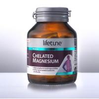 ราคา Lifetune Chelated Magnesium ไลฟทูน คีเลต แมกนีเซียม100มก. 60เม็ด (2772332463)