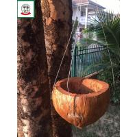 ราคา กระเช้าเปลือกมะพร้าว/กระเช้าปลูกต้นไม้/กระเช้ากล้วยไม้ พร้อมลวดเเขวน/Coconut shell basket ไม่มีขั้นต่ำการสั่งซื้อ (3147071653)