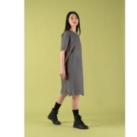 ราคา เสื้อยืด Yorkie Dress สีเทา | ชุดเดรสเสื้อยืดสีเทาเข้ม (26615143901)