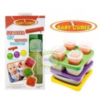 ราคา กล่องใส่อาหารเสริมเข้าแช่แข็ง baby cube รุ่น starter (133114210)