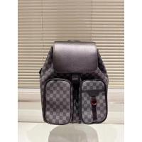 ราคา LOUIS VUITTON/LOUIS VUITTON Petite Malle Full Leather Multi-pocket Backpack Men Backpack Travel Bag School Bag (54650265130)