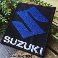 ราคา Suzuki ตัวรีดติดเสื้อ อาร์มรีด อาร์มปัก ตกแต่งเสื้อผ้า หมวก กระเป๋า แจ๊คเก็ตยีนส์ Racing Embroidered Iron on Patch 1 (3817502493)