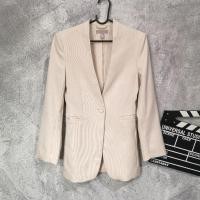 ราคา ผ้ามือสอง เสื้อสูทแขนยาวหญิง H&M สีครีม (28580947440)