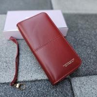 ราคา กระเป๋าสตางค์ซิปรอบใบยาว ด้านในสีแดง มีสายคล้อง พร้อมกล่อง (25606380198)