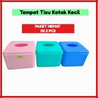 ราคา HIJAU 3 ชิ้นขนาดเล็กมินิกล่องกระดาษทิชชูผู้ถือบันทึกกล่องกระดาษทิชชูใหม่ Corneius 547 สีชมพูสีเขียวสีฟ้า (41918327598)