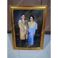 ราคา ✅กรอบรูปกระจกA4​+รูป​ในหลวงร.9คู่พระราชินี​ (11773544147)