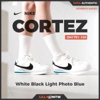 ราคา 《Lilly Pre-Order✈️》ไต้หวัน รองเท้า Nike Cortez White Black Light Photo Blue DN1791-100 รองเท้าผ้าใบ 〔ของแท้100%〕 (24194046217)