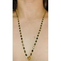 ราคา สร้อยคอเขียวส่องบางกะจะแท้ (12156385643)