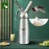 ราคา เครื่องตีวิปปิ้งครีมอลูมิเนียม กระบอกวิปปิ้งครีม Cream Whipper 500 ml 1000 ml ขวดทำโฟมวิปครีม (15538657744)
