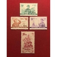 ราคา แสตมป์เก่าจีนชุด 4 ดวง ปี1952 ไม่ผ่านการใช้งาน หายาก (19327009108)