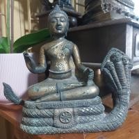 ราคา ✅️พระพุทธรูปประจำวัดวัดโสมาวราราม อ.อู่ทอง จ.สุพรรณบุรี เนื้อทองเหลือง หน้าตัก 5 นิ้ว สูง 9 นิ้ว (22876741131)