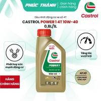 ราคา [GENUINE] Castrol Power1 4T 10W-40 0.8L 1L น้ํามันหล่อลื่นเกียร์ - รุ่นใหม่ (40515107298)