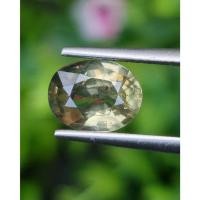 ราคา พลอย บุษราคัม yellow sapphire 2.10 กะรัต (Cts.) ดิบ (Unheated) พลอยแท้ เครื่องประดับพลอย (25865413027)