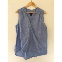 ราคา 100% ลินิน INC ไซส์ 12 อกหน้าผ้า 44 นิ้ว ยาว 24-28 แนวค่าเฟ่ มินิมอล สียีนส์ linen muji (25956866866)