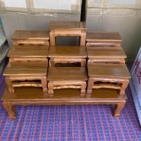 ราคา โต๊ะหมู่บูชาหมู่9ไม้สักแท้ (2958847130)