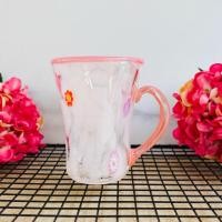 ราคา แก้วมัคมีหูจับ งานแก้วเป่า มือสอง มีรอยขนแมว เกิดจากการขนส่ง จากญี่ปุ่น (26759163468)