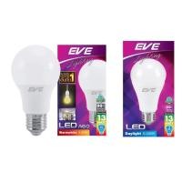 ราคา หลอดไฟ LED Bulb 13w แสงขาว daylight แสงส้ม warmwhite รุ่นA60 EVE รับประกัน 1 ปี (6567439458)
