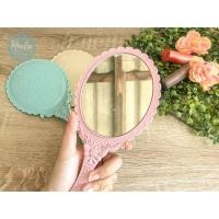ราคา กระจกพกพา กระจกแต่งหน้าพร้อมด้ามจับ กระจกเจ้าหญิง (25cm*12cm) น้ำหนักเบาพกพาสะดวก (3334705473)