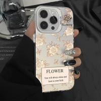 ราคา ดอกกุหลาบสีทองที่ทันสมัย เคส IPhone 16 13 11 15 Pro Max 12 14 Pro Max 11 Pro Max XR X XS Max 16 8 7 15 14 Plus SE 2020 (27122402187)