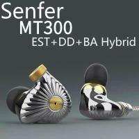 ราคา Senfer MT300 TDK EST Knowles Dyanmic EST+BA+DD Hybrid Hifi Music Monitor DJ Studio CNC Metal MMCX Audiophile Earphones Earbuds (6938255434)