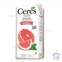 ราคา Ceres 100% fruit juice ruby grape fruit 1L น้ำผลไม้ รูบี้เกรปฟรุ๊ต ไม่เติมน้ำตาล นำเข้า (52002121792)