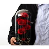 ราคา Valentine's Day ดอกกุหลาบเสมือนจริงในโหลแก้ว ดอกไม้อมตะ งานเกรดพรีเมี่ยม (25986261574)