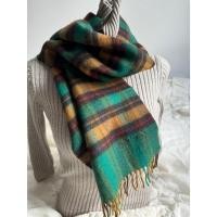 ราคา ผ้าพันคอ กันหนาว PIERRE BALMAIN มือสอง ลายสก๊อตเขียว SOT0011 (28658847499)