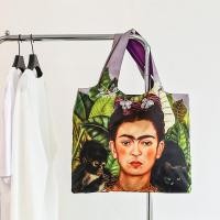 ราคา กระเป๋าช้อปปิ้ง LOQI Art แบบไหล่เดียว พับได้ง่าย ขนาดใหญ่ ลายภาพวาดชื่อดัง Flora Self-Portrait (50352237112)