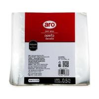 ราคา เอโร่ ขนาด OPP ถุงแก้วใส 3x6นิ้ว แพ็ค0.5 กิโลกรัมaroOPP TransparentPlastic Bag3"X6", Pack 0.5 (15596305723)